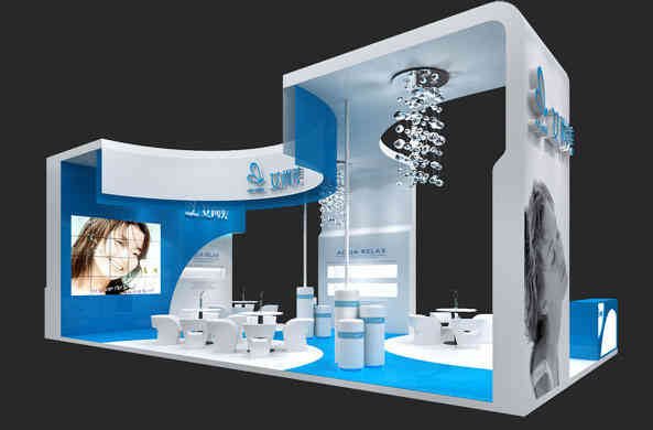 艾美尚特裝展臺(tái)美博會(huì)廣州廣交會(huì)展會(huì)設(shè)計(jì)搭建