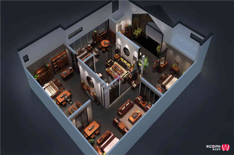 花梨概念深圳國際家具展深圳展臺設計搭建