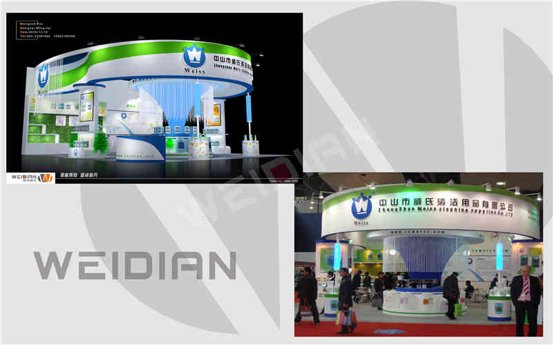 廣州展覽會裝飾設計公司助力兆能源、耐施得多家企業廣州國際酒店用品展覽會廣州展臺設計搭建