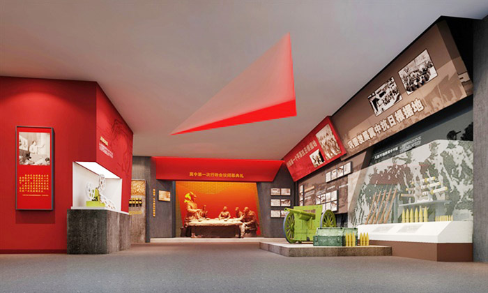 廣東湛江企業黨建展廳裝修，廣東企業黨建展館裝修設計、廣東企業黨建文化設計（三）