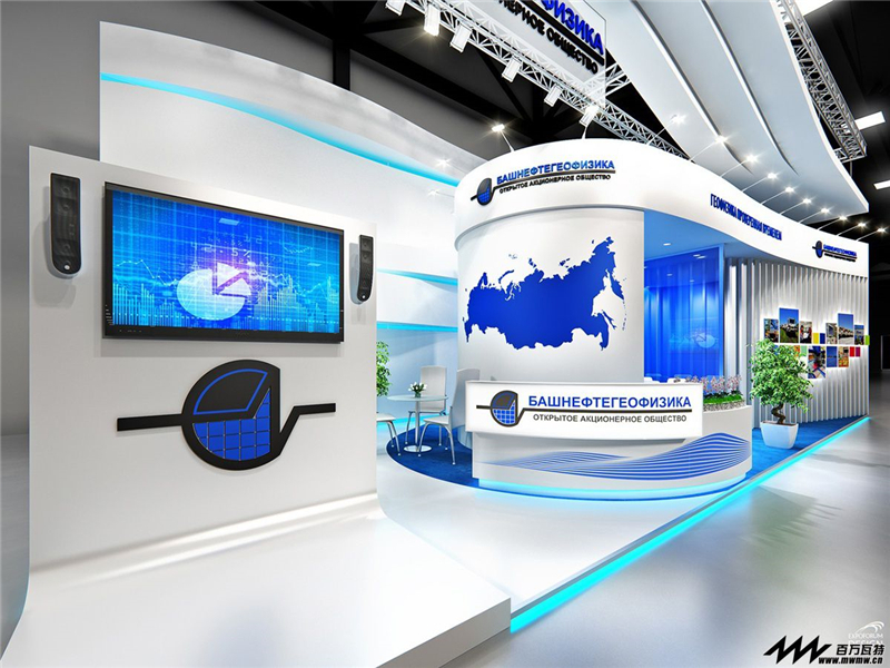 烽火科技參展廣州會(huì)展中心展覽設(shè)計(jì)展臺(tái)搭建2