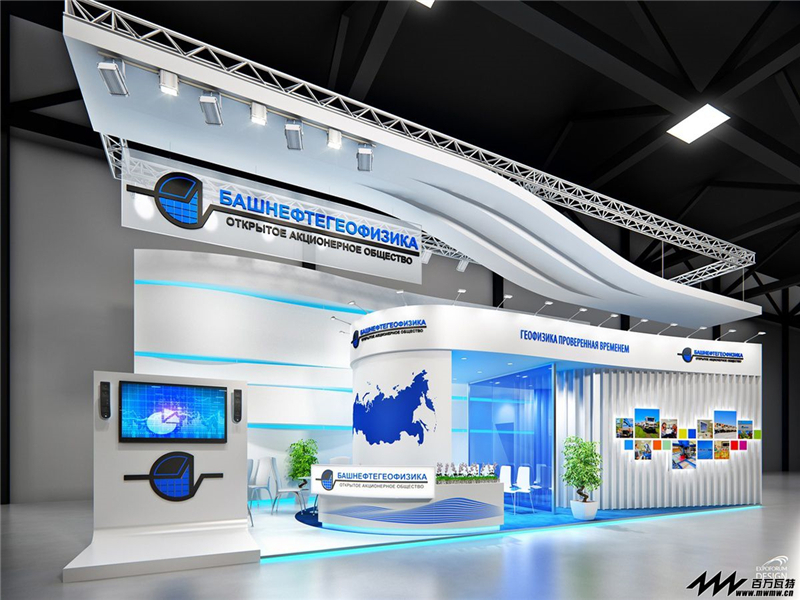 烽火科技參展廣州會(huì)展中心展覽設(shè)計(jì)展臺(tái)搭建3