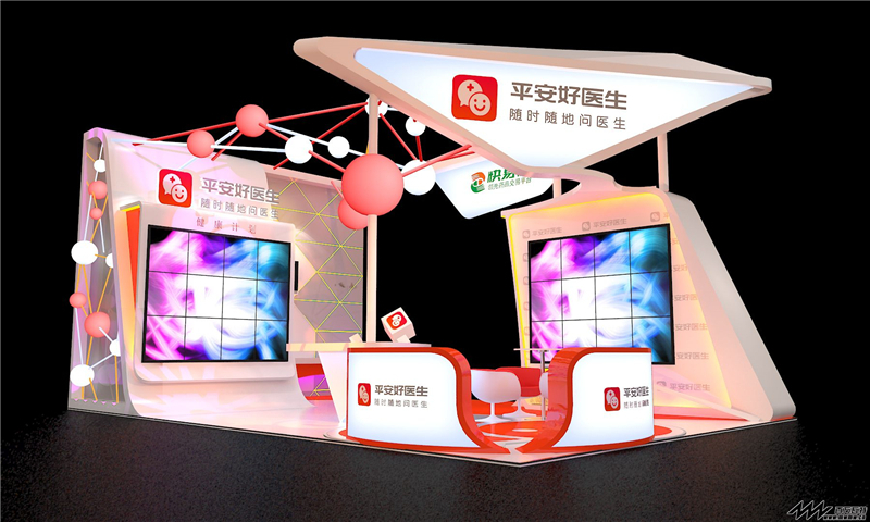 烽火科技參展廣州會(huì)展中心展覽設(shè)計(jì)展臺(tái)搭建5