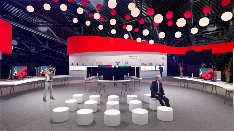 中國南車股份有限公司參展廣州國際會(huì)議中心展覽設(shè)計(jì)展臺(tái)搭建3