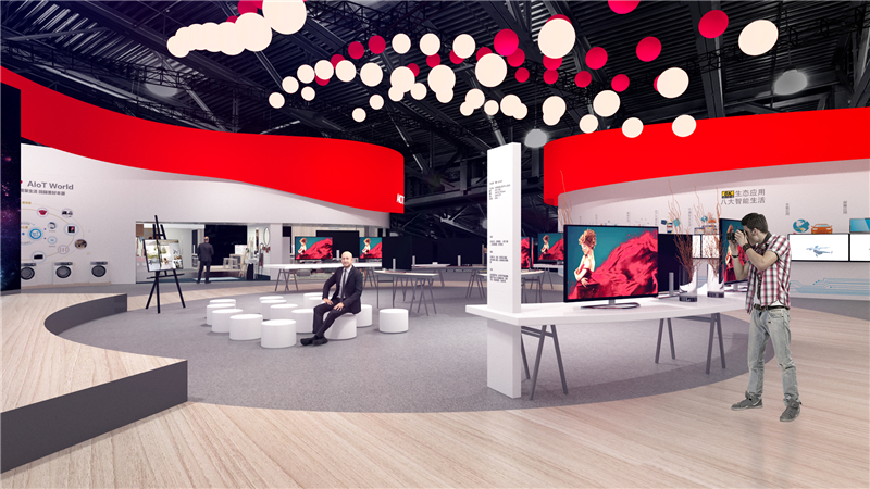 中國南車股份有限公司參展廣州國際會(huì)議中心展覽設(shè)計(jì)展臺(tái)搭建5